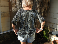 Vintage Sequin Silk Dominique Top